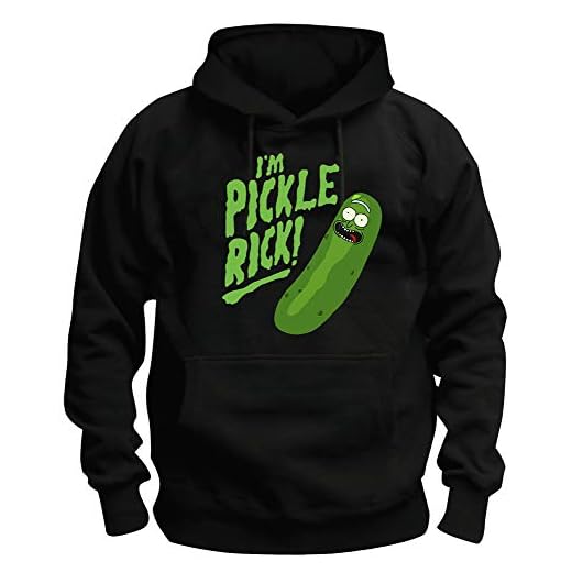 TSP I`m Pickle Rick huvtröja män