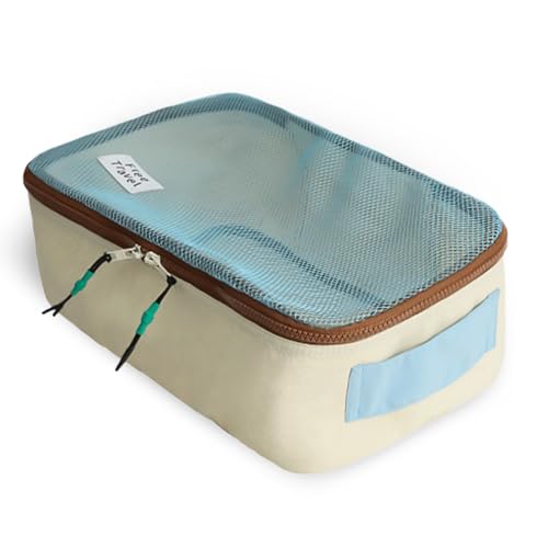 Compression Packing Cubes for Travel, Lightweight Luggage Organizers, Travel Essentials for Beach & Spring Break, Expandable Toiletry & Road Trip Bags