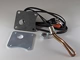 Engine Heater Kit compatible with DETROIT DIESEL 6V-71, 8V-71, 12V-71, 16V-71, 6V-92, 8V-92, 12V-92, 16V-92 Silver Series Engines with a/c compressor mounted next to water jacket access plate