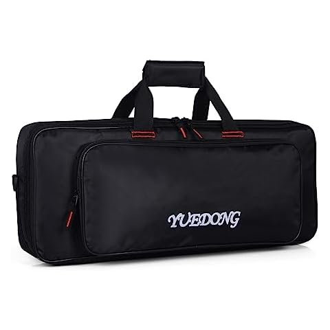 GEBIBB 37 key Keyboard Bag for Roland JD-Xi or Korg MicroKorg,Midi Keyboard Case, 23.6''X10.8"x3.9" Cover
