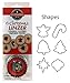 R&M International Christmas Linzer Cookie Cutters, Angel, Candy Cane, Bethlehem Star, Bell, Christmas Tree, Ornament, 6-Piece Set
