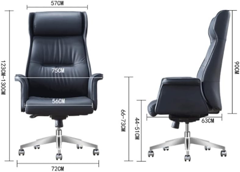 Office Chair Boss Chair Ergonomic Leather Gaming Chair Computer Video Game Chairs Cowhide Reclining
