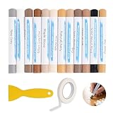 12 Farben Hartwachs Reparaturset Laminat Reparaturset Parkett Reparaturset Holz Reparaturset Hartwachs Reparatur Set Holzreparatur Set Möbel Reparatur Set für Laminat Parkett Holz Möbel