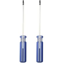 2 Piece T9H TR9 Torx Security Screwdriver Magnetic T9 Screwdriver Compatible with PS5 PS4 Controller Repair Tools