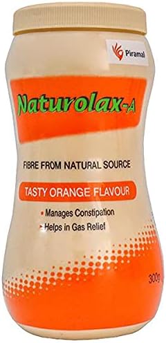 Naturolax Isapgol Husk Powder - Natural Fibre Supplement 300gm Pack of 2