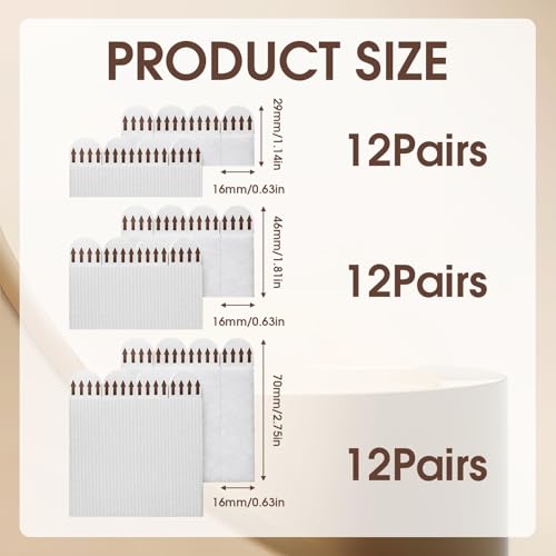 36 Paar Bilder Montage Strips, Command Strips Bilder Aufhängen Ohne Bohren Wiederverwendbare Powerstrips für Fotos Rahmen Weihnachtsdekorationen Selbstklebende Posterleisten für glatte Oberflächen