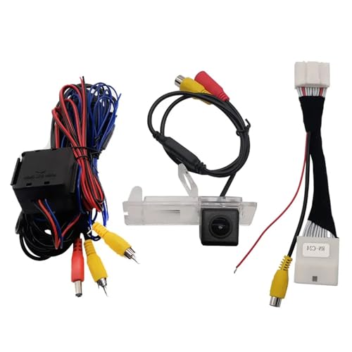 Caméras De Recul pour Clio 4 IV pour MK3 pour MK4 2012-2018 Et Écran Fisheye Dynamique Trajectoire HD Caméra Recul pour Voiture Caméra De Recul sans Fil(No LED)