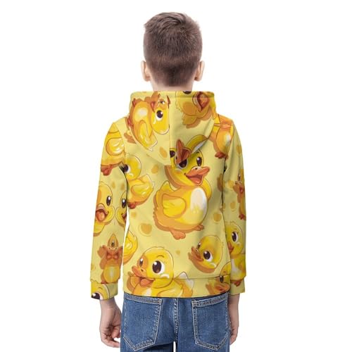 Sweat à capuche canard enfant pour l'école et les sorties de week-end