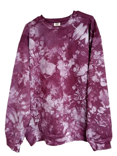 Comfort Colors Men's Crewneck Sweatshirt, Style 1566 (Garnet Vat, X-Large)