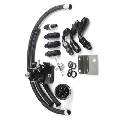 Régulateur de pression de carburant automobile haut de gamme avec jauge 100 psi