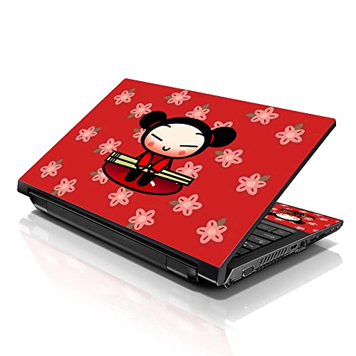 Image of LSS 15 15.6 Inches Laptop Notebook Skin Sticker with 2 Wrist Pads - Reusable Cover Protector Vinyl Sticker Cover Decal Fits 13 inch - 16 inch HP Asus Acer Samsung - Chinese Pattern