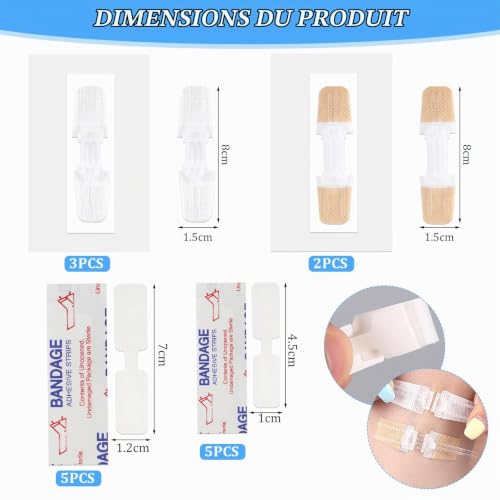 15 Pièces Steri Strip Steristrip Strips Sutures Adhésives Suture Adhesive Respirant Ajustable Doux Pour La Peau Soins Indolores Confortable Et Pratique Forte Adhérence – vue 2