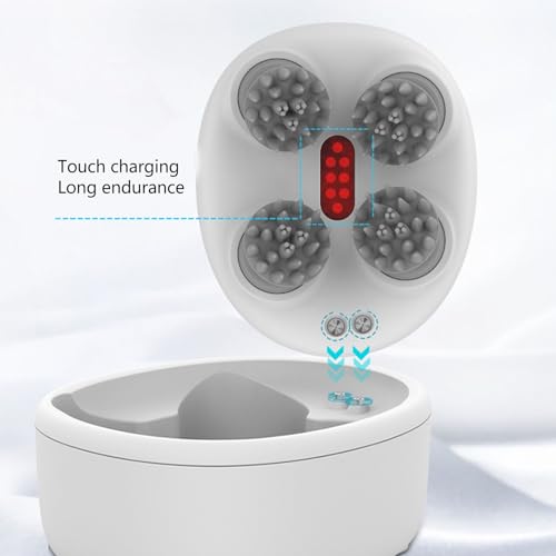 Massageador elétrico do couro cabeludo, recarregável por USB, máquina de massagem relaxante à prova
