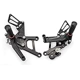 □ Komfortable Ergonomie □: Unsere Motorrad-Passagierpedale achten viel auf den Komfort des Produkts.Um die Fußmüdung während des Reitens zu lindern, nehmen wir ein ergonomisches Design an, um Ihnen ein komfortables Trampling-Gefühl zu bieten.