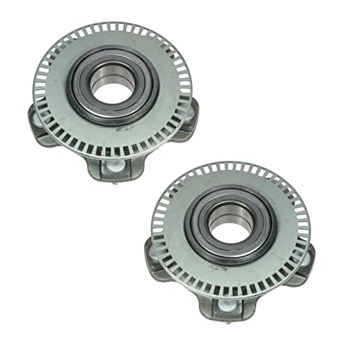 Image of TRQ 2 Piece Front Wheel Bearing & Hub Assembly Set Compatible with 2001-2004 Chevrolet Tracker 2001-2005 Suzuki Grand Vitara Vitara 2002-2006 XL-7