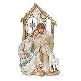 Roman 133028 Holy Family with Star in Window Figurine, 9.25 inch, Multicolor