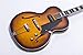 GROTE Jazz Electric Guitar Hollow Body Chrome Hardware (Vintage Sunburst)