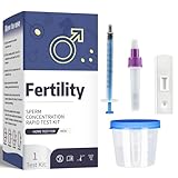 Men's Fertility Home Test Kit for Men-Trak Plus Male Fertility Testing System- Shows Normal or Low Sperm Count- Easy to Read Results-Convenient, Accurate, Private- No Lab Visit Required