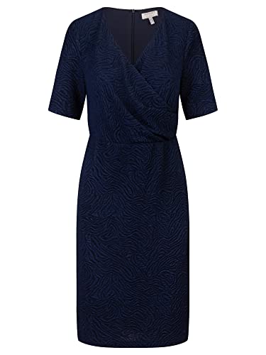 Robe bleu foncé métallisé taille 48 vêtement de soirée chic et habillé