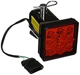 Pit Bull CHIL0120 Trailer Hitch Cover with LED Brake Light, 12V