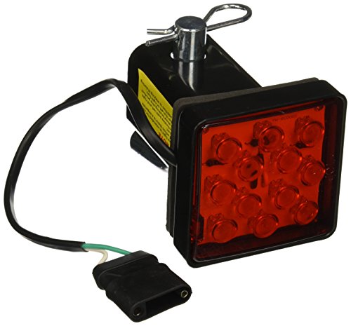 Pit Bull CHIL0120 Trailer Hitch Cover with LED Brake Light, 12V