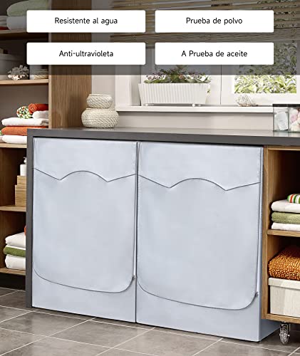 HAUSPROFI Funda Lavadora Exterior Impermeable 60 * 64 * 85cm - Imagen 3
