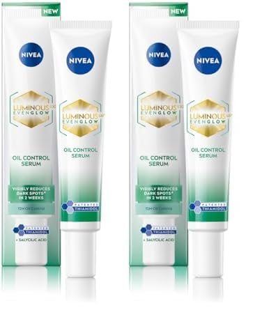Image of NIVEA Luminous Even Glow Oil Control Serum 40ml (Pack of 2)
