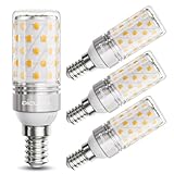 5. Vielseitige Anwendung: Mit standardisierter E14-Fassung (kleiner Edison-Schraubsockel) ist LED E14 Leuchtmittel Warmweiß ideal für Kronleuchter, Deckenleuchten, Tisch- und Stehlampen sowie Küchenleuchten. Hinweis: Nicht dimmbar – bitte nicht mit Dimmern verwenden.