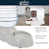The Humane Society Dog or Cat Feeder, Automatice Pet Food Dispenser with Water Bowl. 2 Peice Value Set.