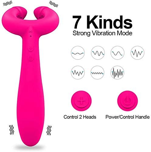 Vibradoris Feminino Ponto G Vibradores 2 em 1 Estimulador Clitóris Feminino e Ponto G Feminino Língu