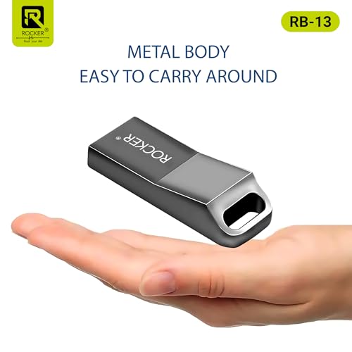 Image of Rocker RB-13 V5.2+EDR Bluetooth Receiver for PC Desktop, Car & Home - Plug & Play Wireless Audio Adapter with USB & AUX Output | Fast Transmission, Clear Sound & 10M Rang (Black)