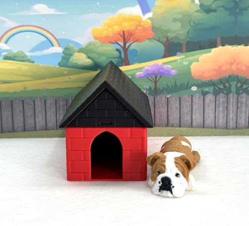 3D Printed Dog With Dog House Toy