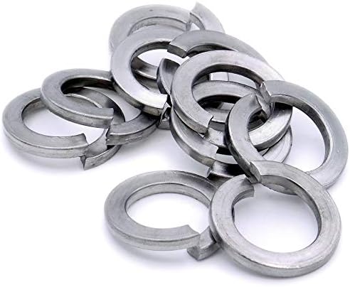 M8 (8mm) Rectangular Spring Split Lock Washer - Stainless Steel (A2) (Pack of 20)