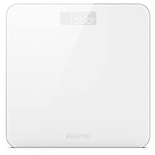 Miniatura 11 de RENPHO Báscula para peso corporal, báscula mecánica de baño, altamente precisa y mide un peso de hasta 400 lb/180 kg, baterías incluidas, núcleo