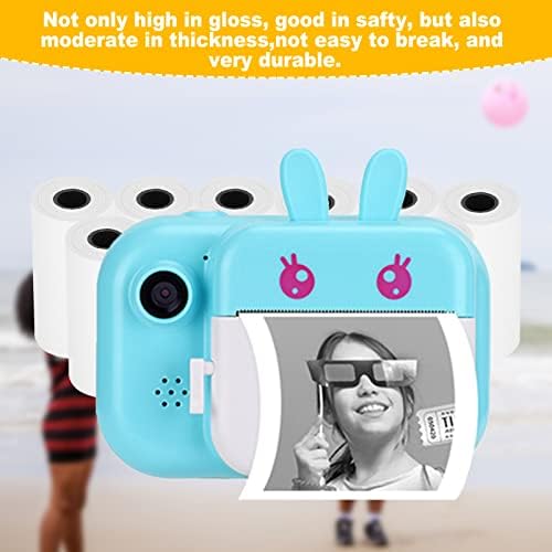 Kids Instant Camera Printer Paper, 10 Rolls Children's Instant Print Camera Refill Paper, School Supplies Crafts Student Tool for Portable Thermal Printing Camera