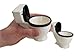 BigMouth Inc. Toilet Shot Glasses, Set of 2, Funny Gag Gift and White Elephant Gift, Potty Mouth Humor