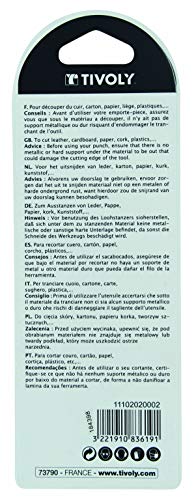 Tivoly 11102020002 Ausstechformen, Durchmesser 6 – 8 – 10 mm, nicht konzert