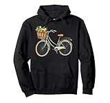 Un beau vélo rétro avec le panier à fleurs - Une idée cadeau parfaite pour les cyclistes, les cyclistes, les VTT, les vélos de ville et les cyclistes de route, vélo homme et femme avec fleurs.