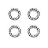 5/16” X 7 Bike Crank Bearings, Replacement Ball Bearing Retainer Cages Set for Bicycle, Crank Bottom Bracket, Mountain or Road Bike, BMX Crankset Kit,Pack of 4