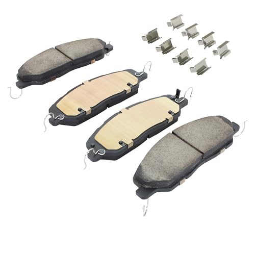 Image of QUALITY-BUILT Front Ceramic Brake Pads, Premium 1001-1463C, Compatible with 2011-2014 Ford Mustang