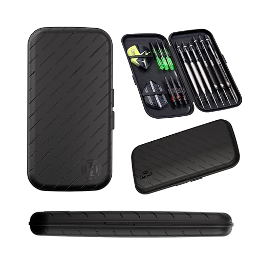 Harrows Darts Case Slim Case | The Worlds Smallest Lightest 6 Dart Cases I Tough Hydrocarbon Construction I Holds 24pcs of Darts & Accessories