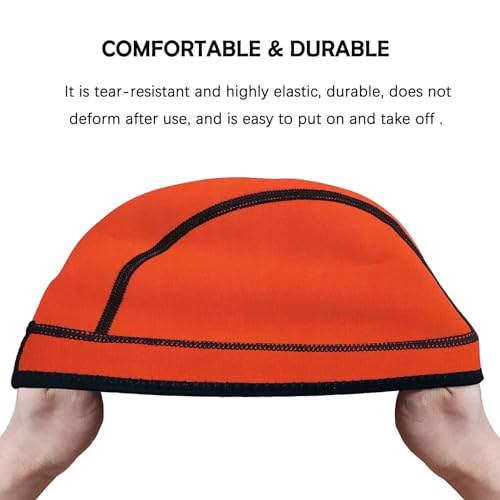 Image of DEHAI Neoprene Diving Hood Wetsuit Swimming Caps for Womens Mens Youth, 2mm 3mm Thermal Water Beanie Hat Keep Long Hair Dry for Curly Locs Braids
