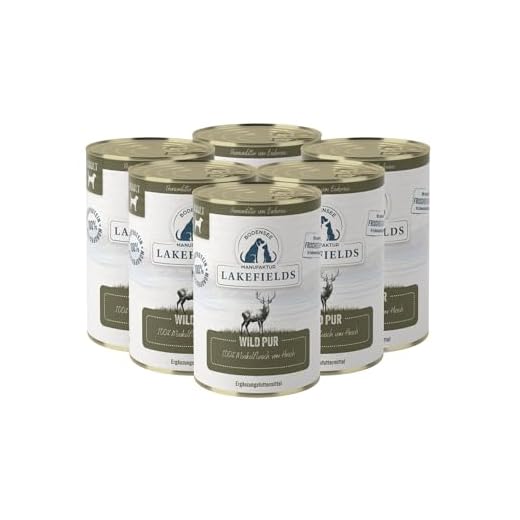 Lakefields Premium Hundefutter mit Wild