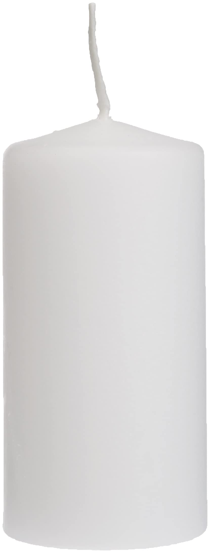 PAPSTAR 17984 Pillar Candles, Paraffin Wax, White, Unscented