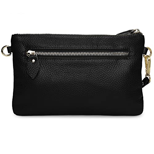 Uromee Wristlet Wallet Clutch Purses For Women Genuine Leather Crossbody Bag Handbag With Detachable Shoulder Strap #TOP2