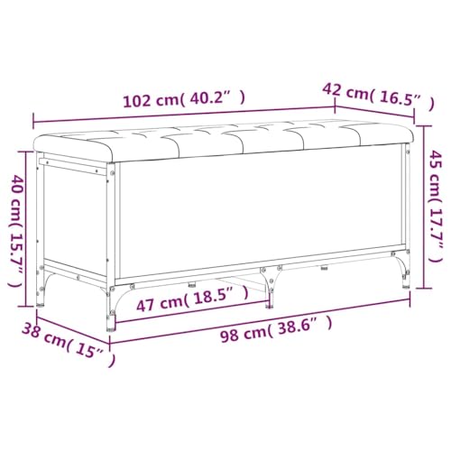 Banc avec espace de rangement pour éliminer le désordre