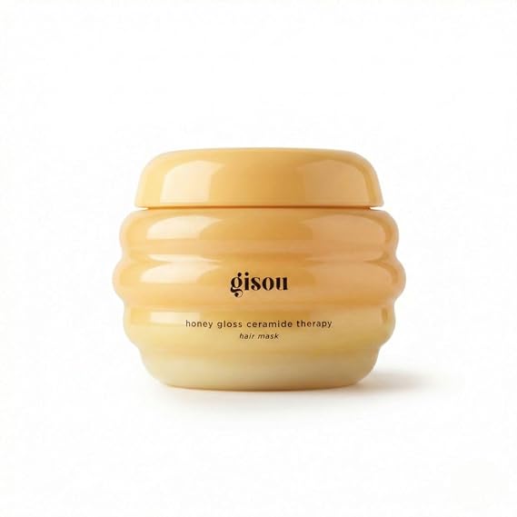 Gisou Glow All The Way Set Travel Size set with Hair Oil, Hair Mask, Honey Gold Lip Oil & Wildflower Honey Perfume for Glossy Shine & Intense Hydration