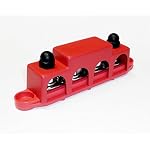 Fastronix 3/8" 4 Stud Stainless Steel Power Distribution Block with Cover - Image 2