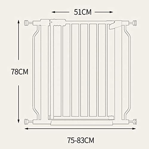 Pet Playpens Stair Railing Pet Fence Safety Gates for Stairs Pet Dog Isolation Door Staircase-Balusters/68-75Cm
