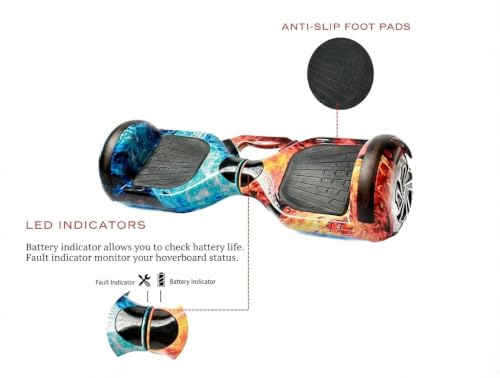 6.5 InCh fAsT AnD AgIlE HoVeRbOaRd | rEsPoNsIvE CoNtRoL AnD RoBuSt mOtOr pOwEr | lEd lIgHtS Up wHeElS | BlUeToOtH SpEaKeR - view 6